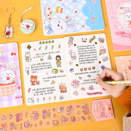 Set Completo de Útiles Escolares Infantiles con Diseños Divertidos - Image 3