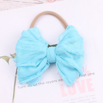 Diadema Infantil con Lazo de Encaje - Suave y Ligera - Image 10
