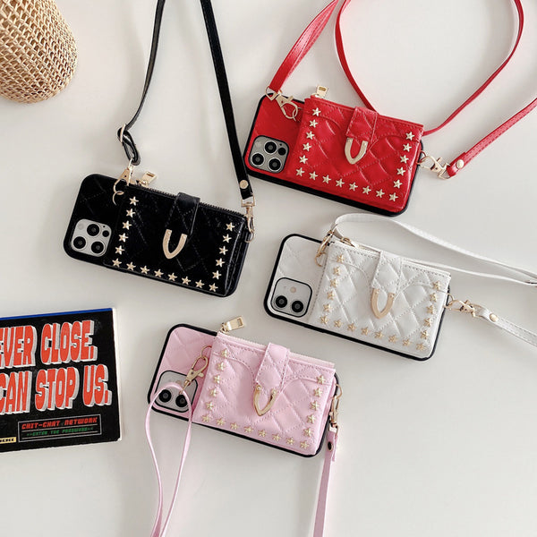 Funda Protectora con Billetera para Teléfono