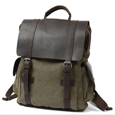 Mochila de Viaje Canvas Resistente para Aventuras al Aire Libre - Image 12