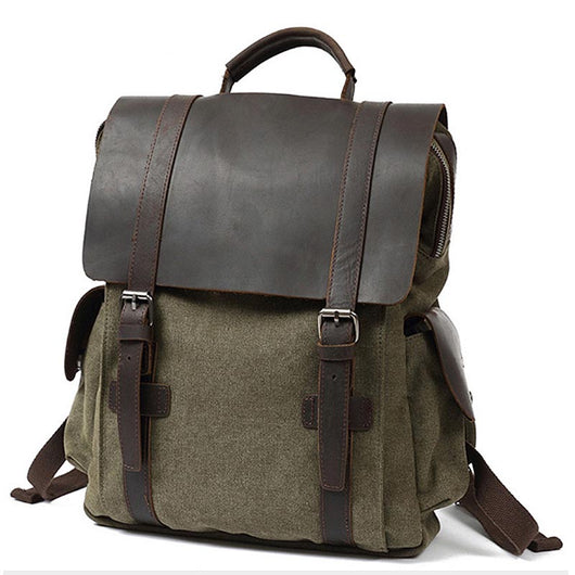 Mochila de Viaje Canvas Resistente para Aventuras al Aire Libre - Image 12