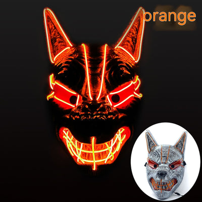 Máscara LED Luminosa de Cara Completa para Halloween - Image 7