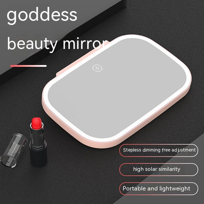 Espejo Retrovisor LED para Auto con Luz Maquillaje y Visera Solar - Image 5