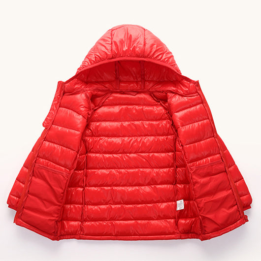 Abrigo Acolchado Infantil Ligero con Capucha - Chaqueta de Invierno en Algodón - Image 3