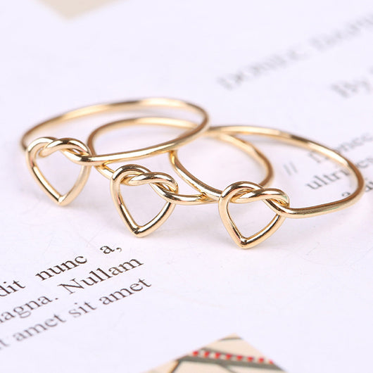 Anillo de Corazón Entrelazado en Oro 14K - Símbolo de Amor Eterno - Image 10