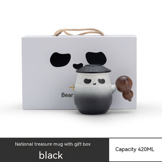 Taza Térmica Panda Hero con Tapa - Vaso para Agua y Bebidas - Image 6