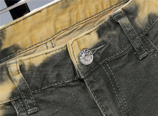 Pantalones Jeans Slim Fit Estirables con Estampado Camuflaje - Diseño Moderno y Versátil - Image 9