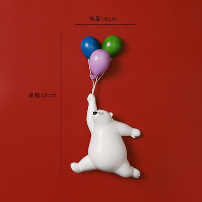 Osito Decorativo de Pared con Globos para Sala y Dormitorio - Image 8