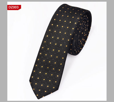 Corbata Angosta Estilo Británico 5cm - Teñida en Fibra de Poliéster - Image 24