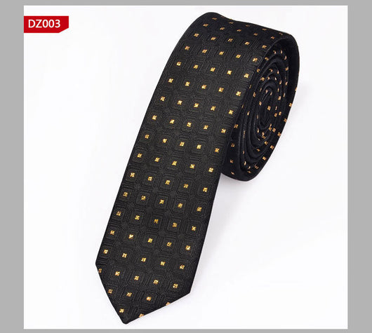 Corbata Angosta Estilo Británico 5cm - Teñida en Fibra de Poliéster - Image 24