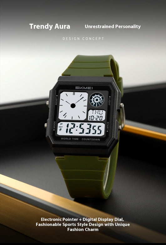 Reloj Deportivo Electrónico Resistente al Agua Multifuncional para Hombre - Image 20