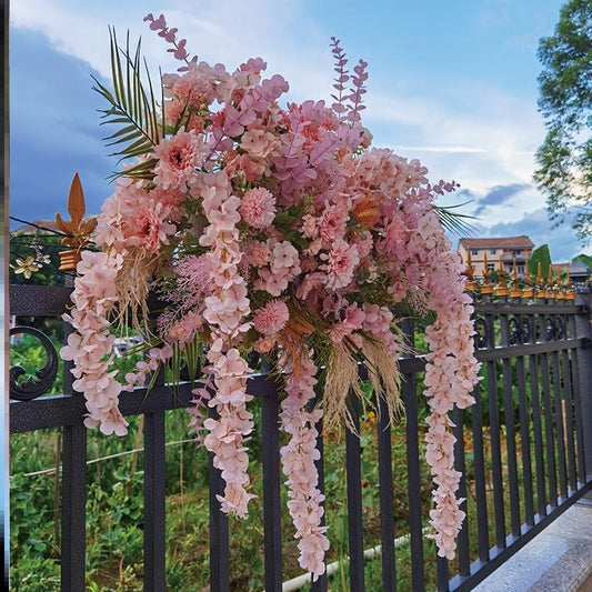 Panel de Flores Artificiales para Pared - Decoración Modular
