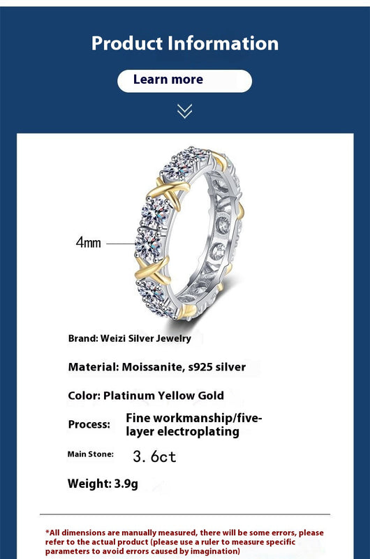Anillo de Dos Colores Entrelazados para Mujer - Image 6
