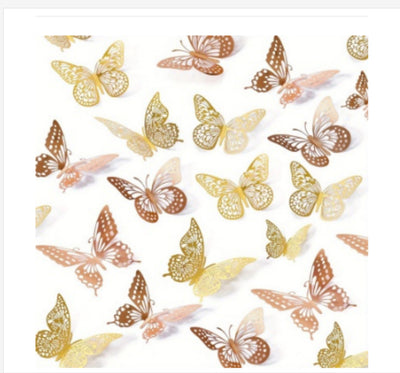 Mariposas Espejo 3D Huecas - Pegatinas Decorativas para Paredes - Image 16