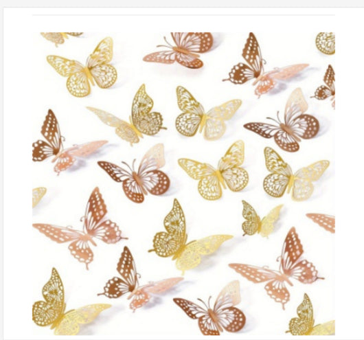 Mariposas Espejo 3D Huecas - Pegatinas Decorativas para Paredes - Image 16