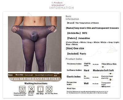 Pantaletas Elásticas Transparentes de Talle Alto - Image 10