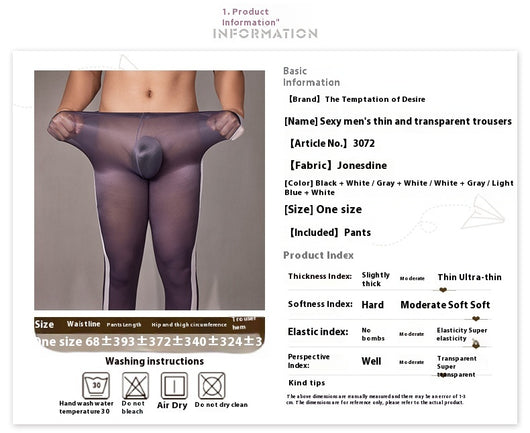 Pantaletas Elásticas Transparentes de Talle Alto - Image 10