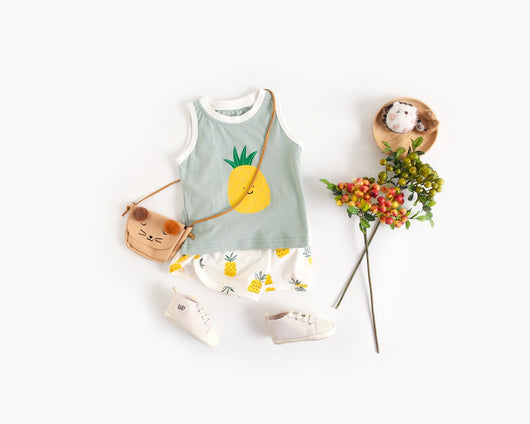 Conjunto de Chaleco y Shorts de Algodón para Niños y Niñas - Image 19