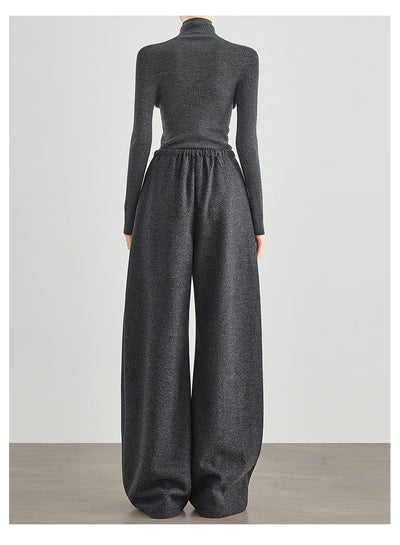 Pantalones de Jogger en Tweed Estampado - Mezcla de Lana Confortable - Image 25