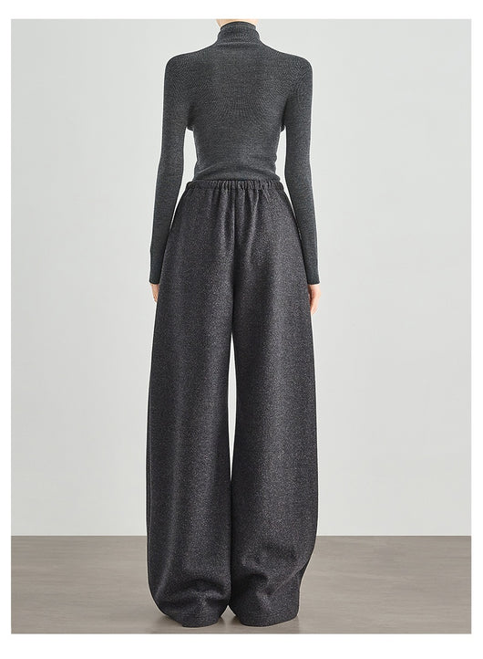 Pantalones de Jogger en Tweed Estampado - Mezcla de Lana Confortable - Image 25