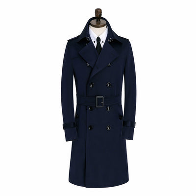Abrigo Impermeable Slim Fit para Hombre - Cortavientos Otoño Invierno - Image 9