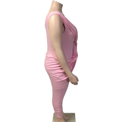 Jumpsuit Ejecutivo de Seda Láctea para Mujer - Talla Grande - Image 21