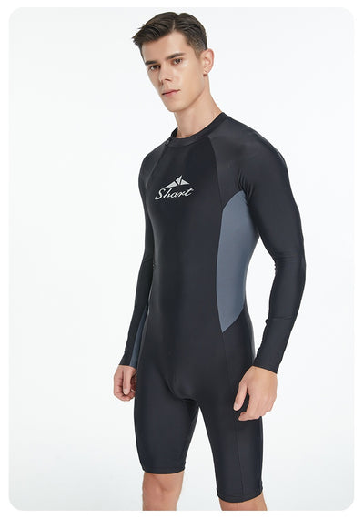 Traje de Baño Deportivo Manga Larga con Protección Solar - Image 8