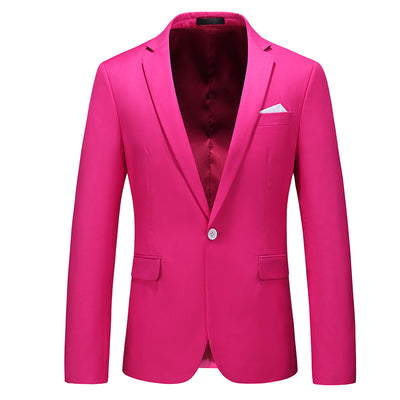 Blazer Ejecutivo Slim Fit Estilo Coreano para Hombre - Image 10
