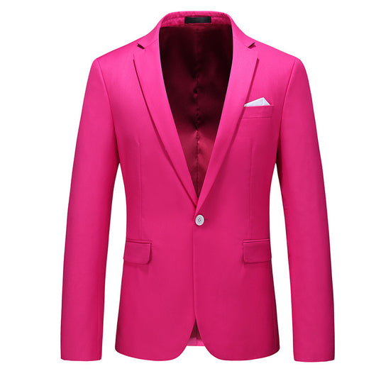 Blazer Ejecutivo Slim Fit Estilo Coreano para Hombre - Image 10