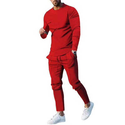 Conjunto Casual Hombre: Sudadera Slim Fit + Pantalón Jogger con Bolsillos - Image 15