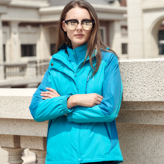 Conjunto de Chaqueta Impermeable para Parejas Talla Grande - Image 10
