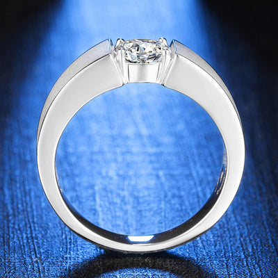 Anillo de Moissanita para Hombre - Diseño Elegante y Moderno - Image 5