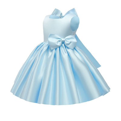 Vestido Princesa Infantil de Color Liso - Image 21
