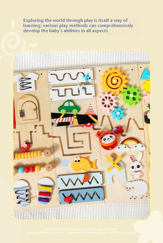 Tablero Interactivo de Pared para Aprendizaje Temprano - Juego Educativo Multifuncional - Image 17
