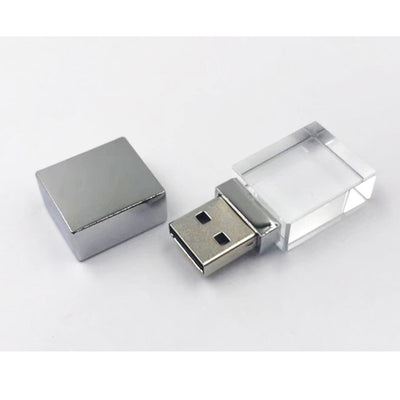 Memoria USB Cristal Luminoso Creativo Diseño Auto Mini