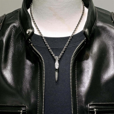 Collar Colgante de Escama de Serpiente - Diseño Personalidad Infinita para Hombre - Image 3