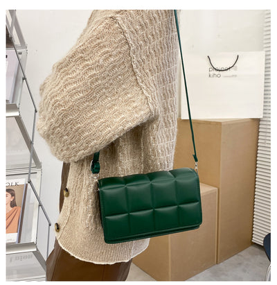 Bolsa Mensajera Portátil a Cuadros Grande - Image 16