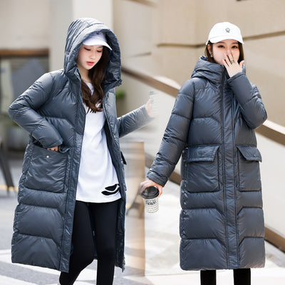 Abrigo Largo de Invierno Estilo Coreano para Mujer - Image 2