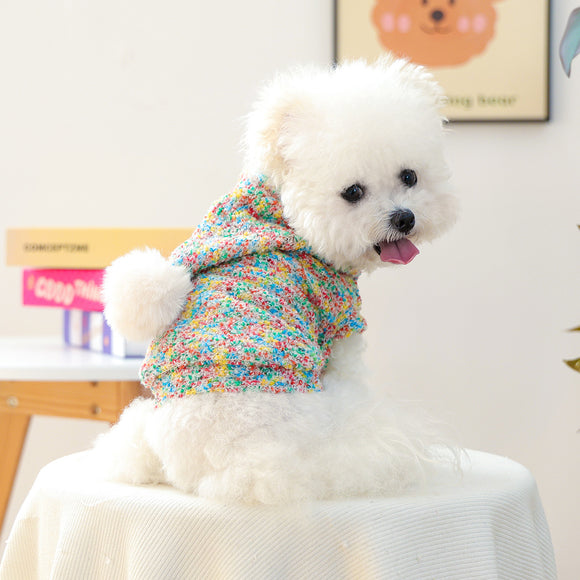 Sudadera Colorida para Mascotas - Diseño Alegre para Perros y Gatos