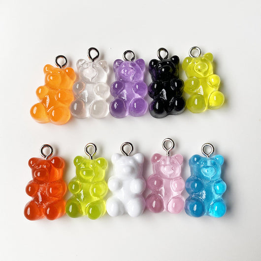 Aretes de Goma Jelly con Diseño de Ositos Coloridos - Image 9