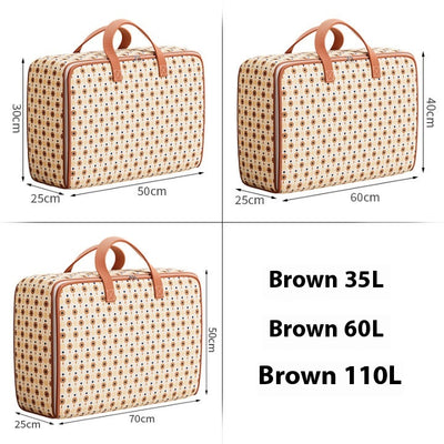 Bolsa Organizadora de Viaje con Diseño Floral y Lunares - Image 9