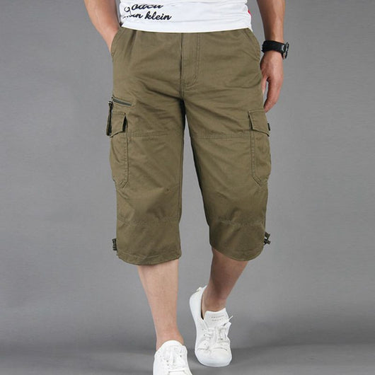 Shorts Casuales Holgados Multi Bolsillo para Hombre - Image 12