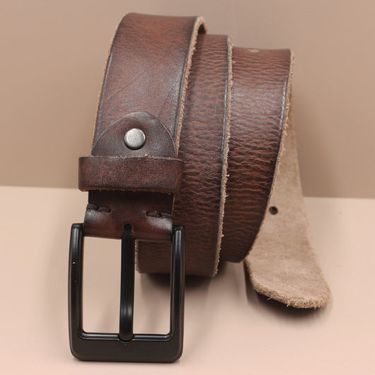 Cinturón de Cuero Premium Estilo Coreano con Hebilla de Perno para Hombre - Image 20