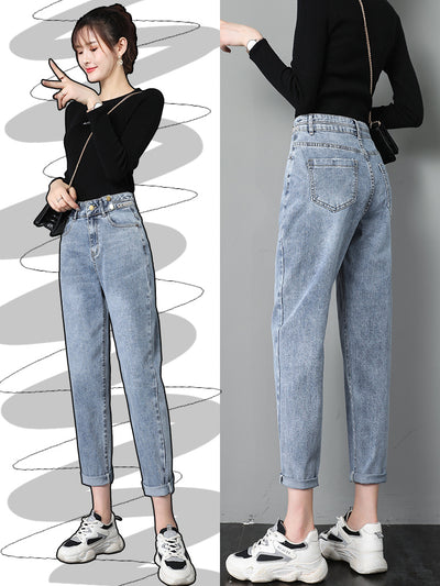 Jeans Harlan para Mujer - Cintura Alta Suelta y Moderna - Image 13