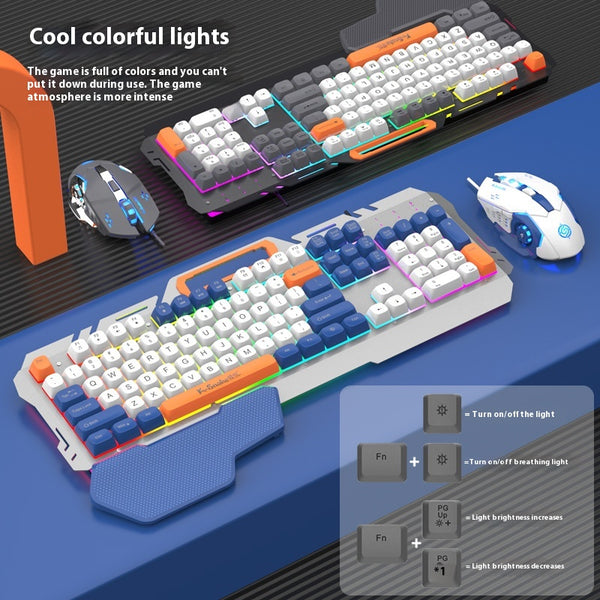 Kit Gamer Coordinado: Teclado, Mouse y Mousepad a Juego