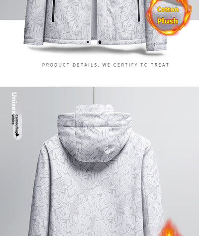 Chaqueta Táctica de Invierno Impermeable para Hombre con Capucha Desmontable - Image 7