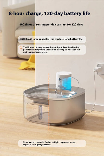 Dispensador Inteligente de Agua para Mascotas 32L con Carga Inalámbrica - Image 9