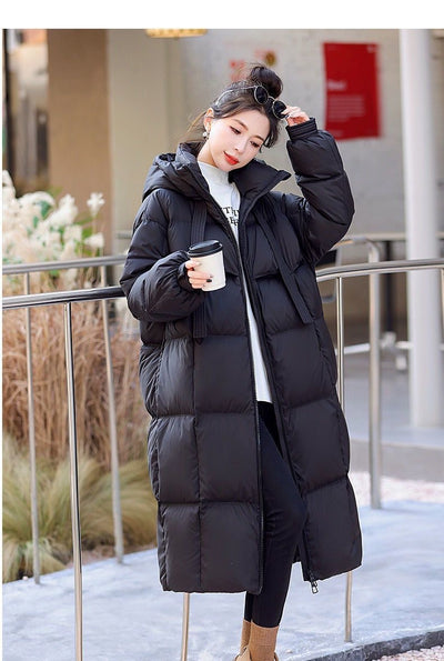 Abrigo Largo Acolchado Impermeable para Mujer - Protección Total en Invierno - Image 20