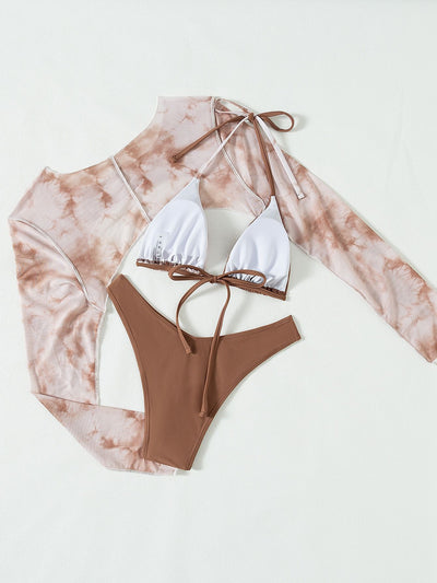 Bikini Tripartita con Encaje y Cordones - Traje de Baño Europeo Moderno - Image 25