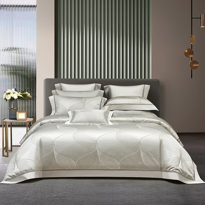 Juego de Cama Jacquard de Precisión Silk Town - 4 Piezas